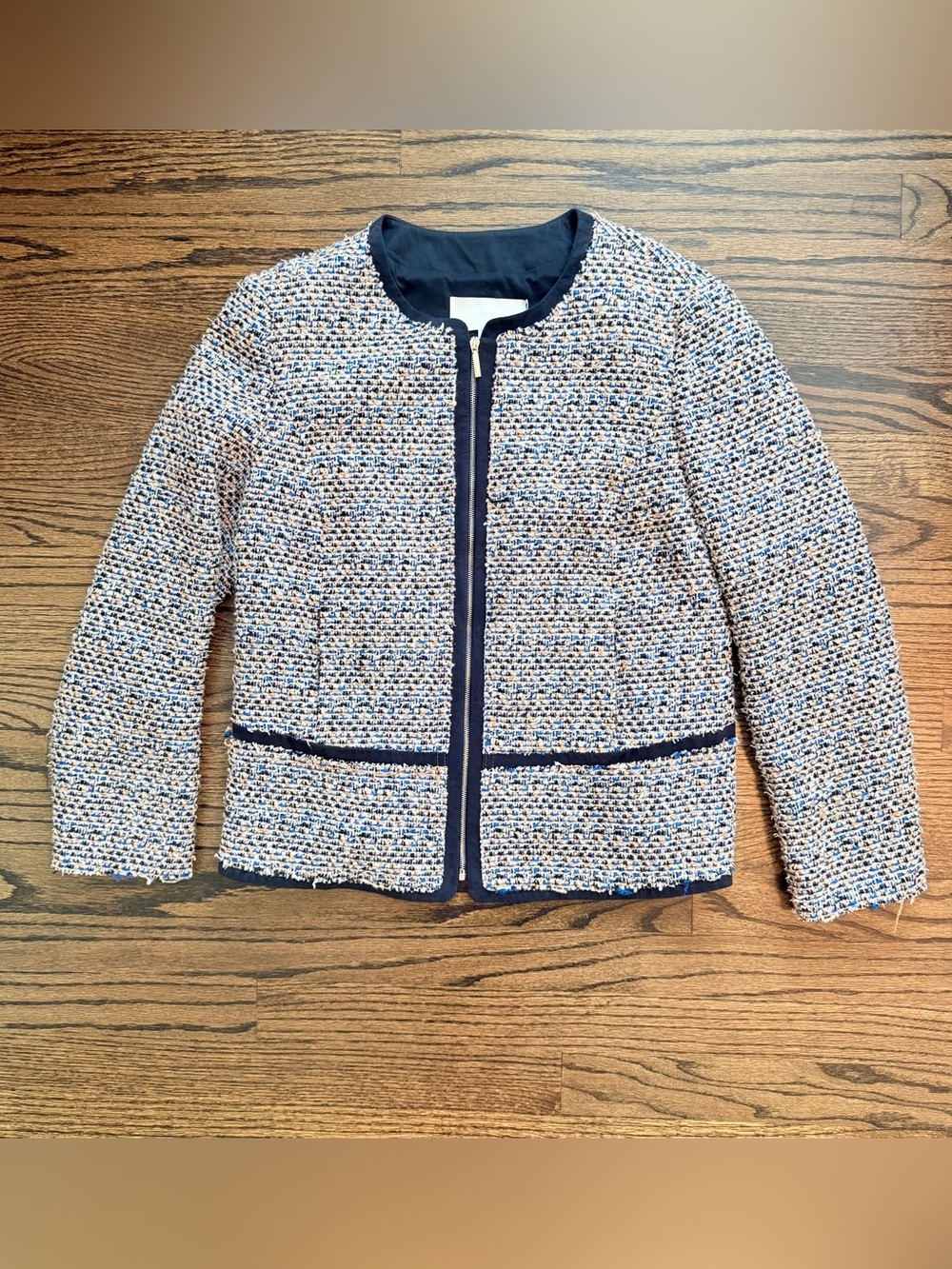 Boss Women’s Tweed Zip-Front Jacket - size 10